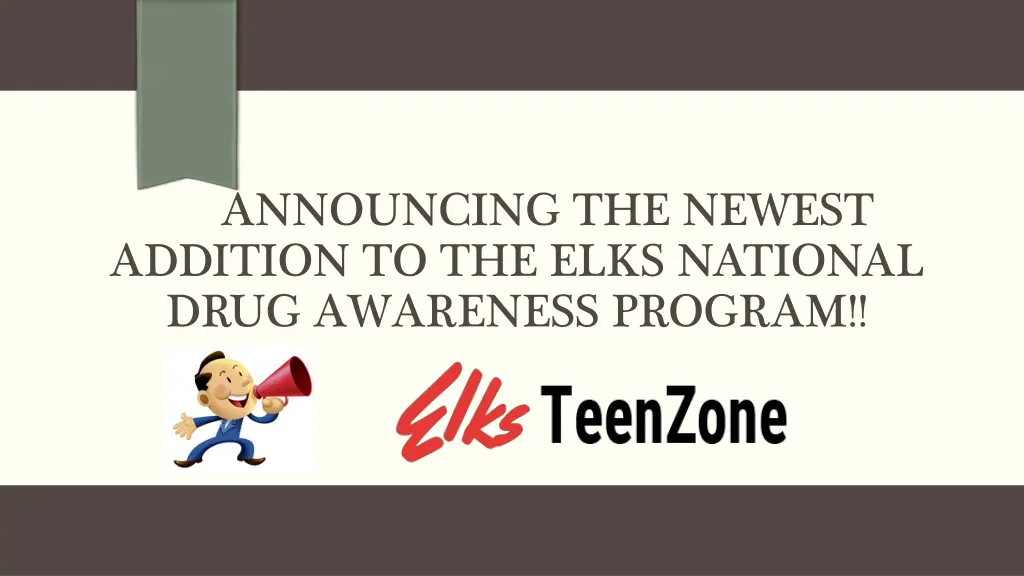 announcing the newest addition to the elks