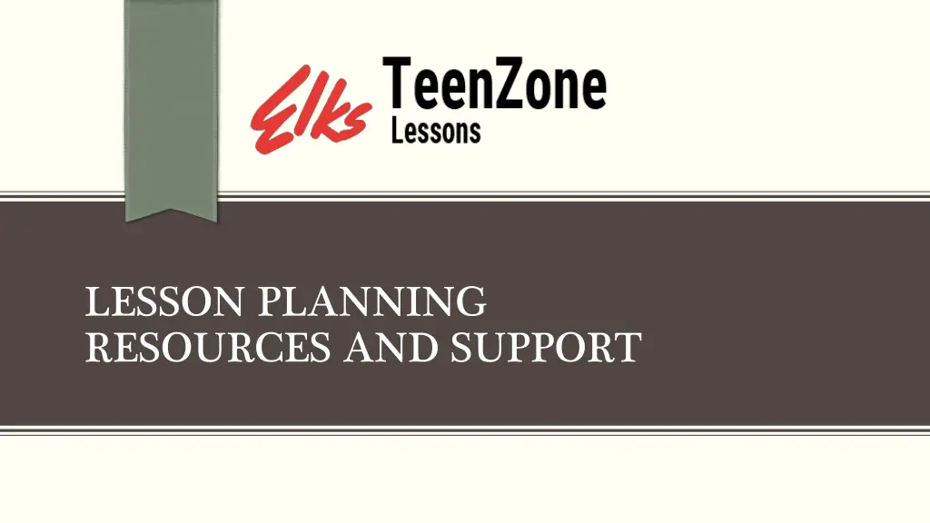 lesson planning resources and support