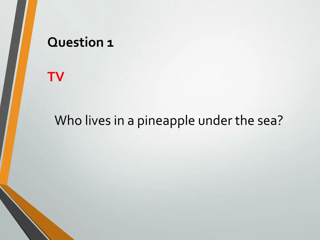 question 1