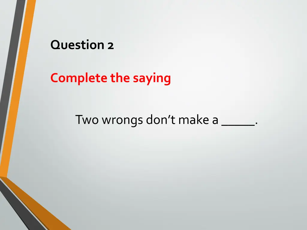question 2