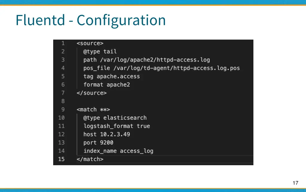 fluentd configuration