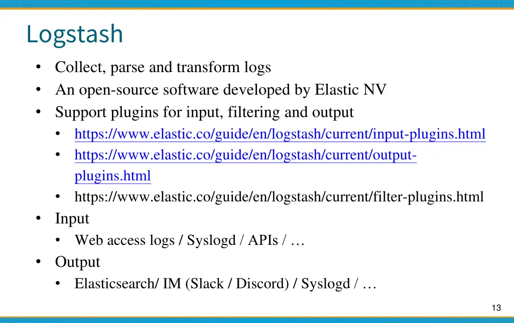 logstash collect parse and transform logs an open