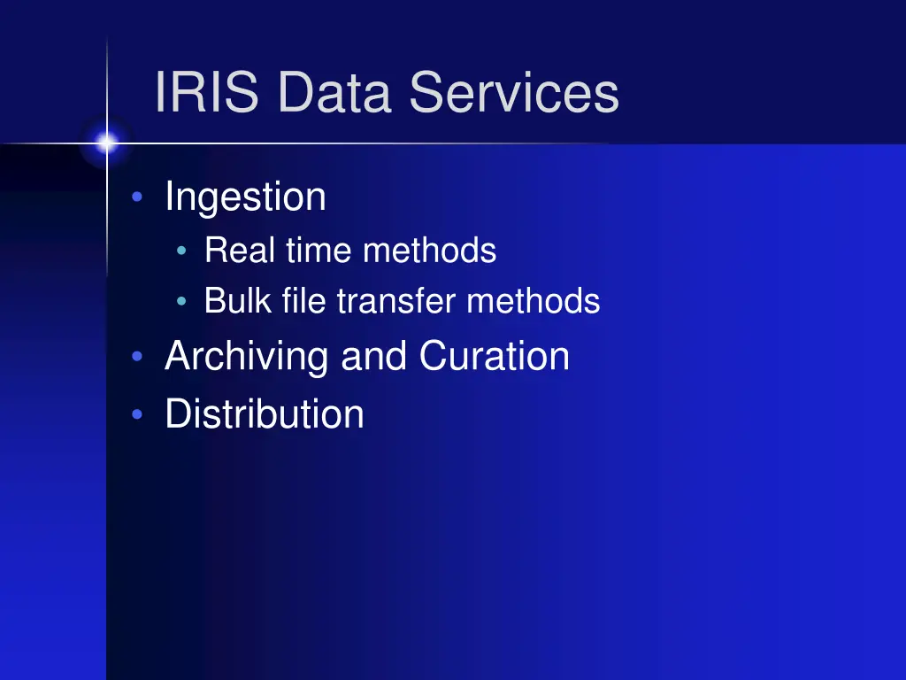 iris data services