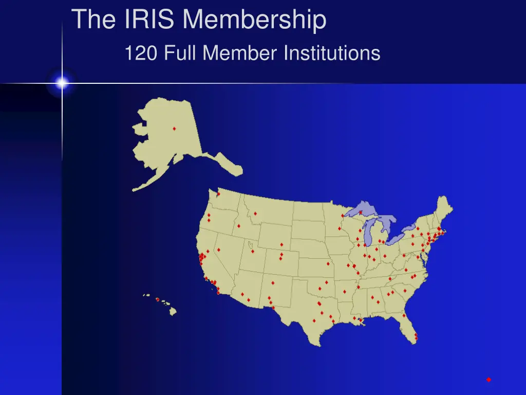 the iris membership 120 full member institutions