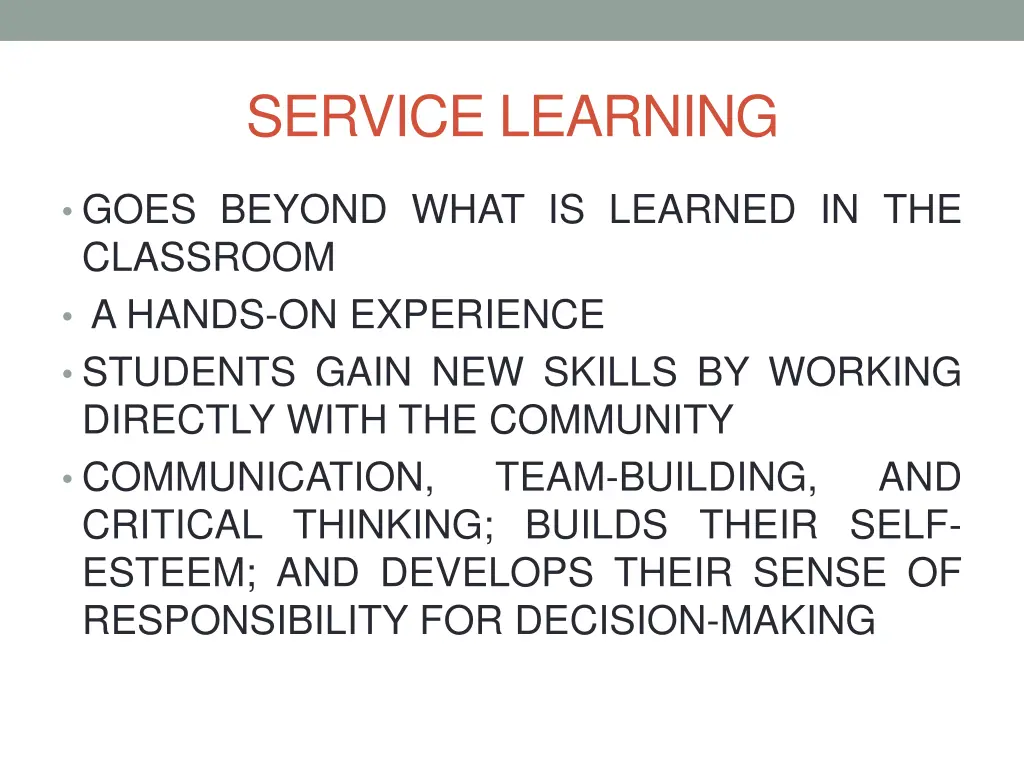 service learning 1
