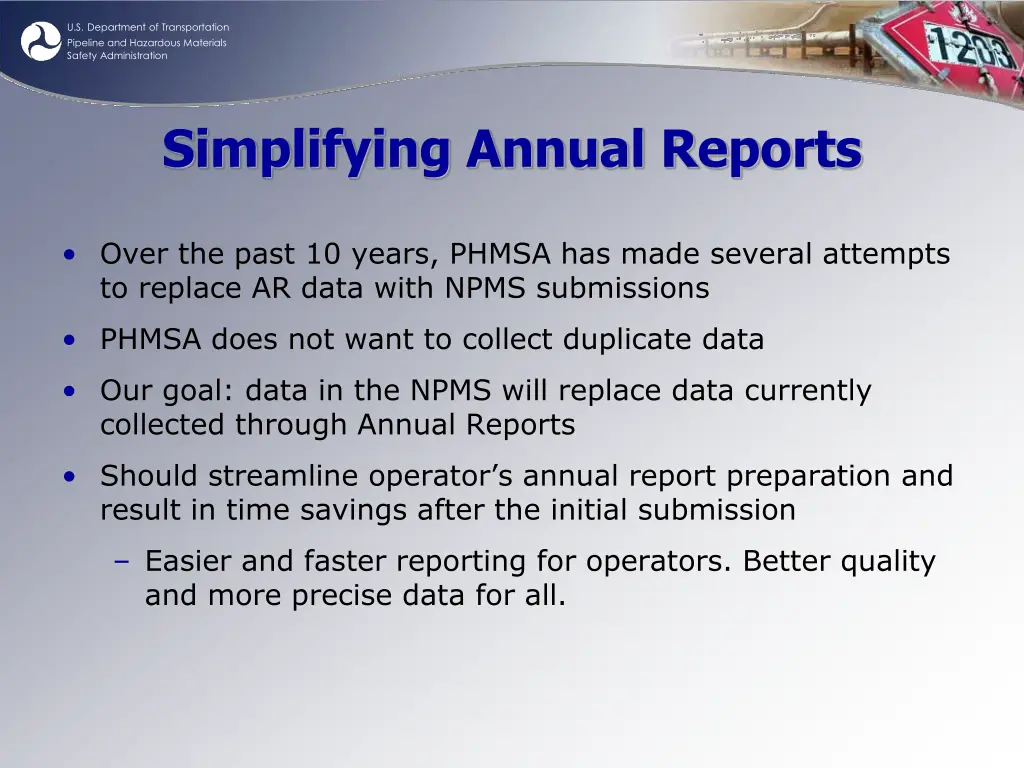 u s department of transportation pipeline 11