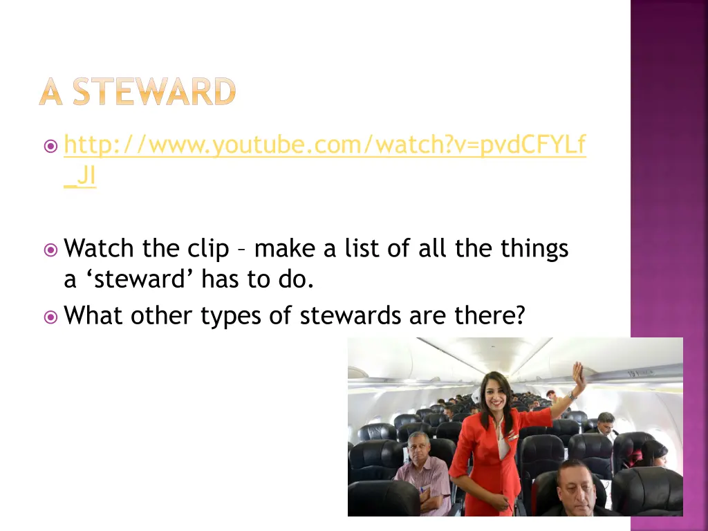 a steward
