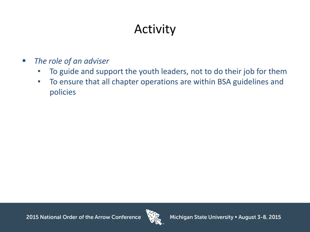 activity