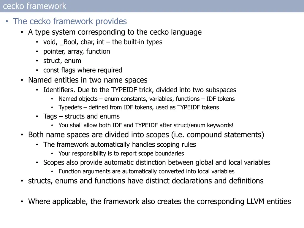 cecko framework