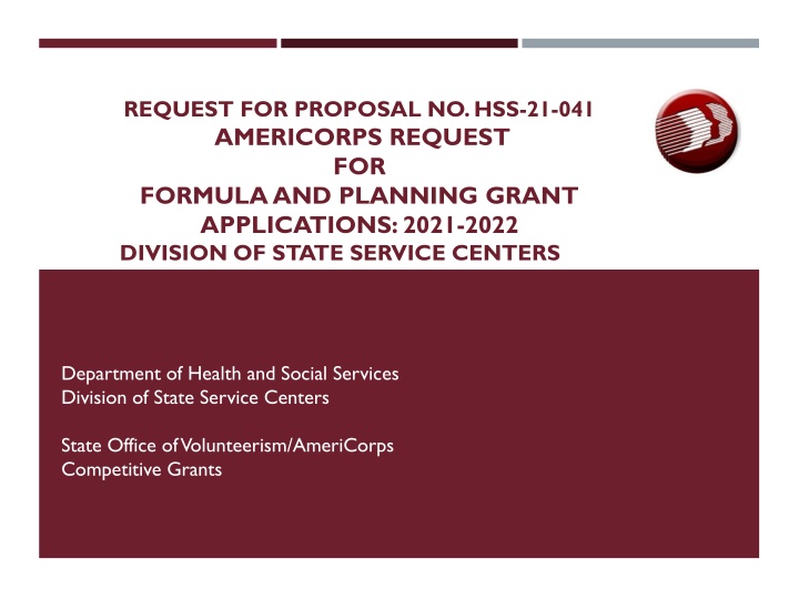 request for proposal no hss 21 041 americorps