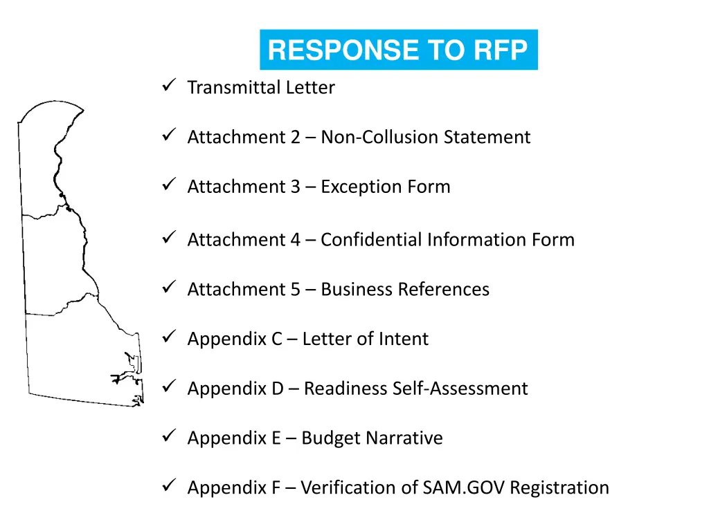 response to rfp 9