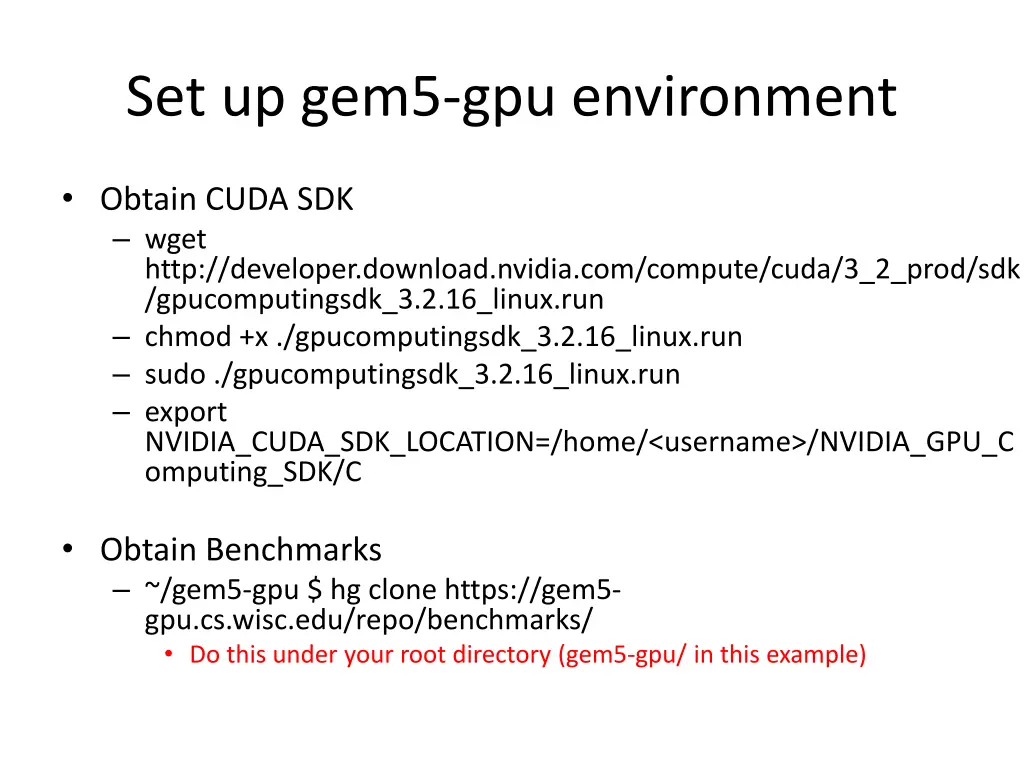 set up gem5 gpu environment 5
