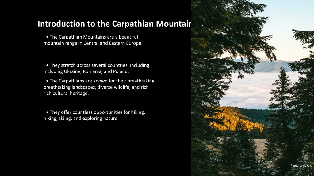 introduction to the carpathian mountains