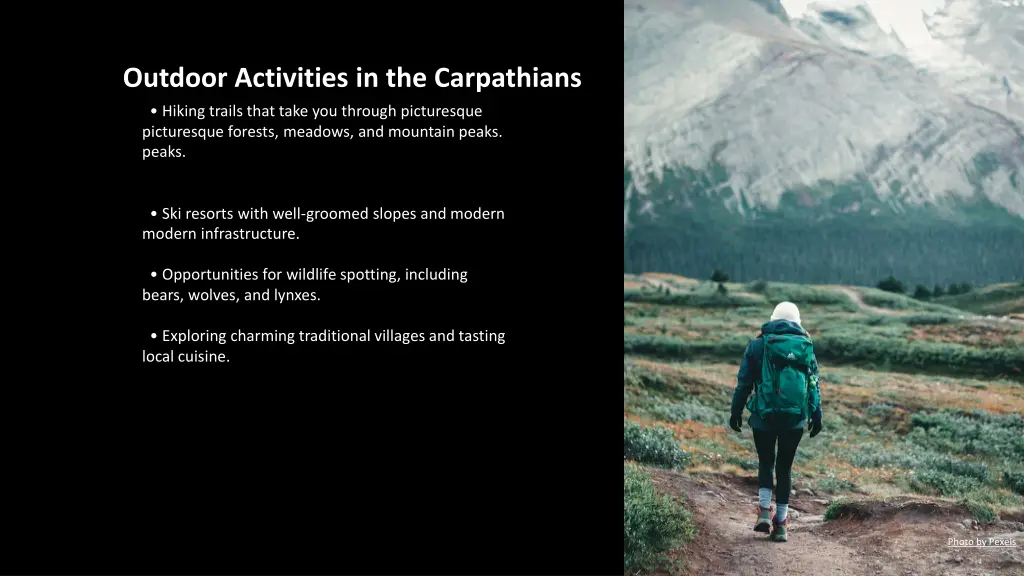 outdoor activities in the carpathians