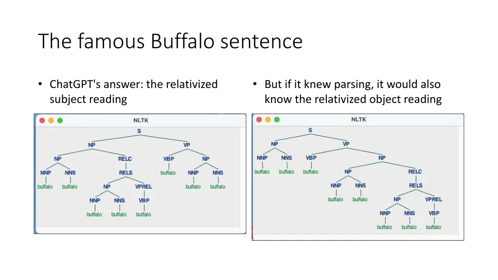 the famous buffalo sentence 5