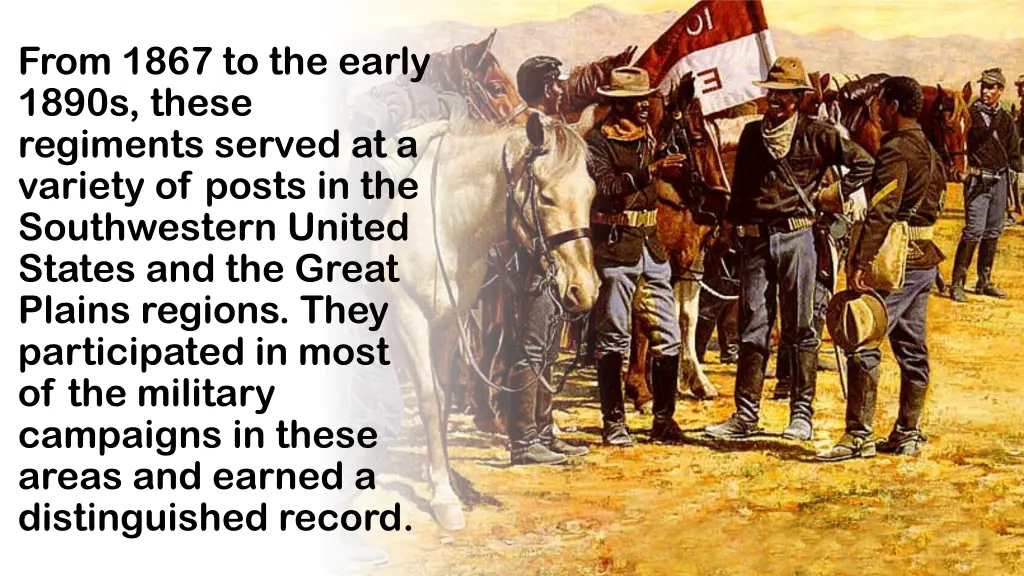 from 1867 to the early 1890s these regiments