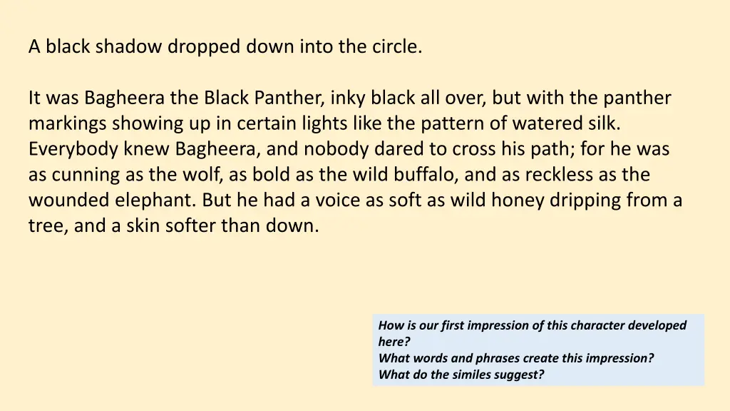 a black shadow dropped down into the circle 3