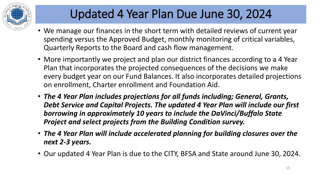 updated 4 year plan due june 30 2024 updated
