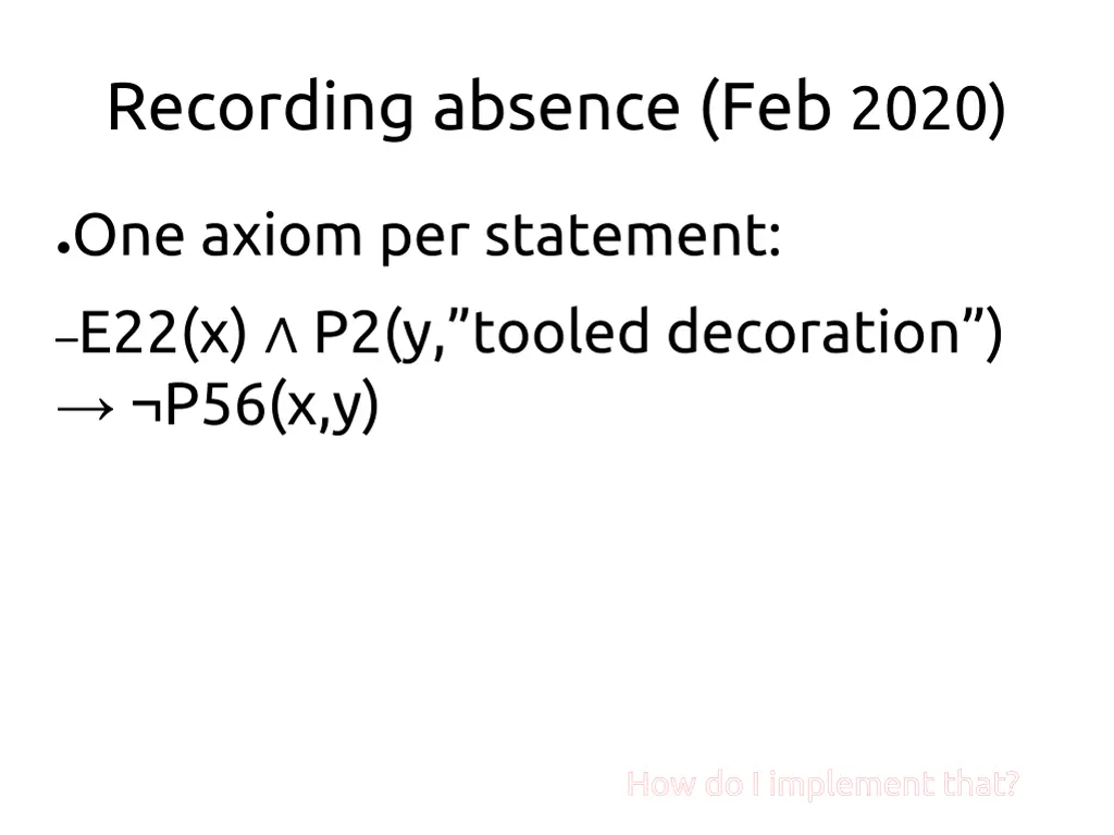 recording absence feb 2020 6