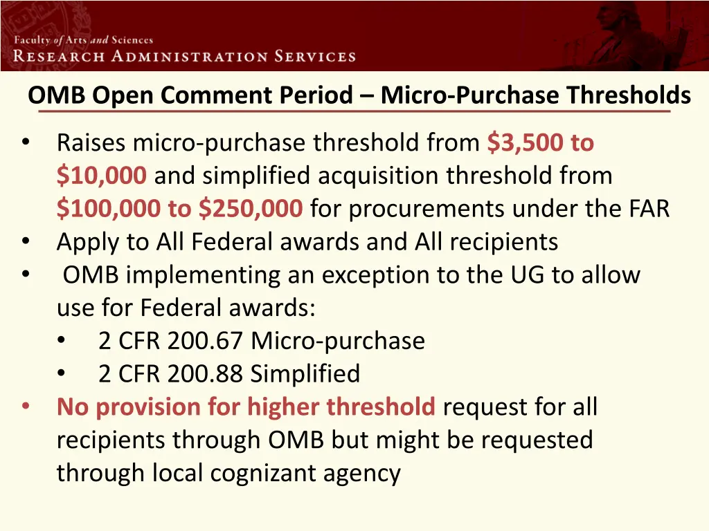 omb open comment period micro purchase thresholds