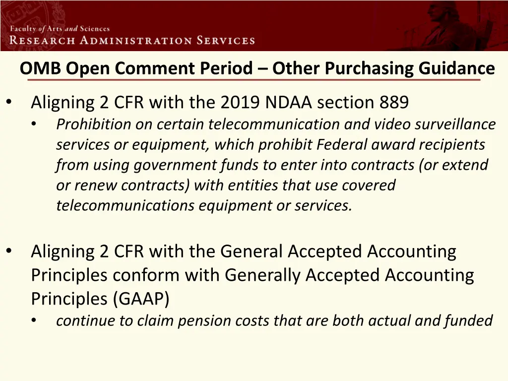 omb open comment period other purchasing guidance