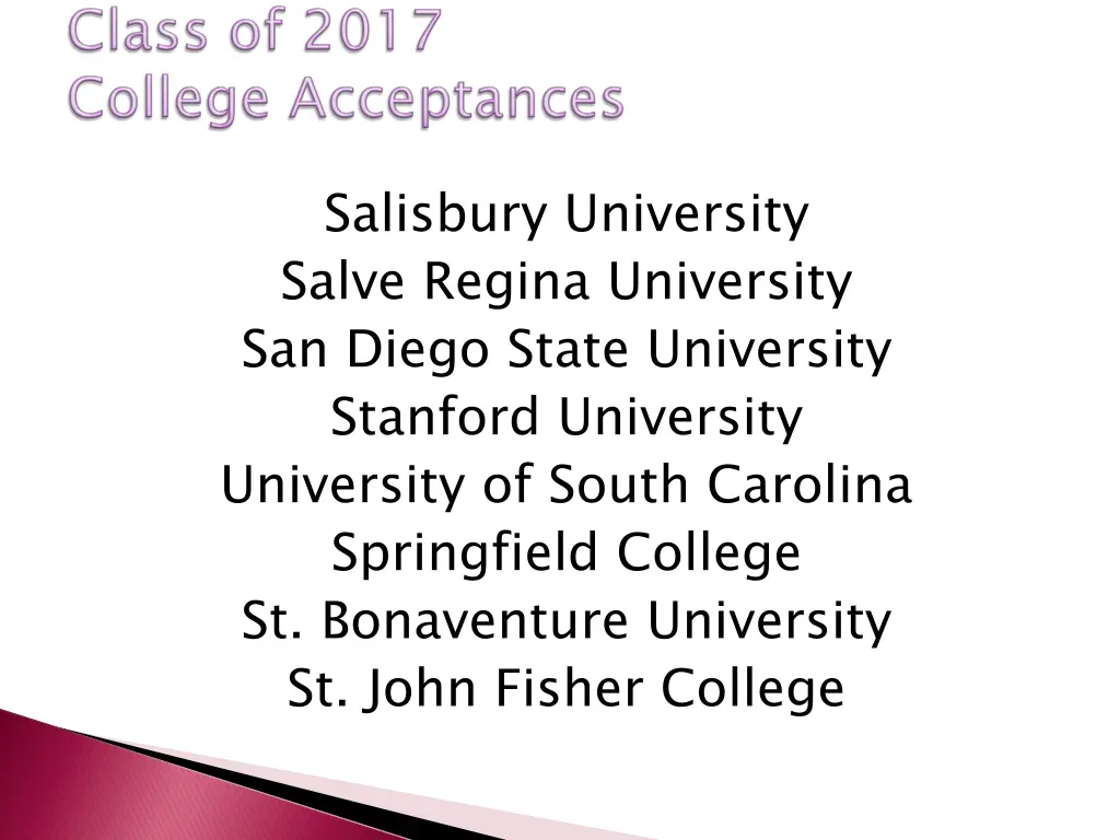 salisbury university salve regina university