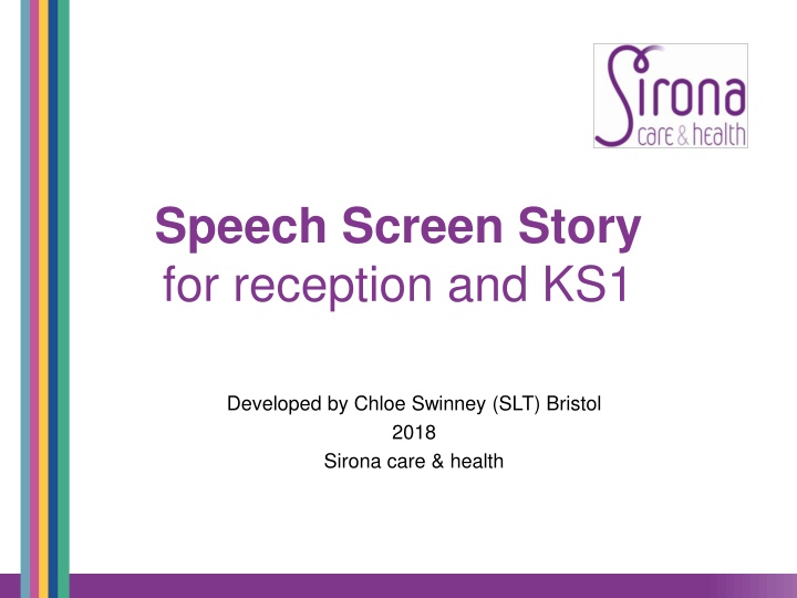 speech screen story for reception and ks1