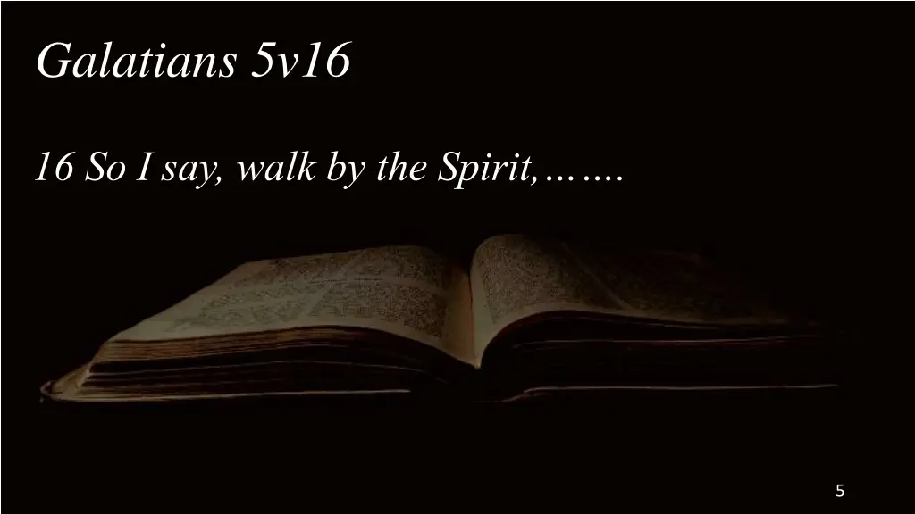 galatians 5v16
