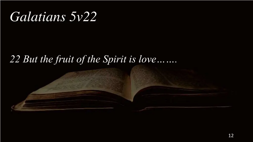 galatians 5v22