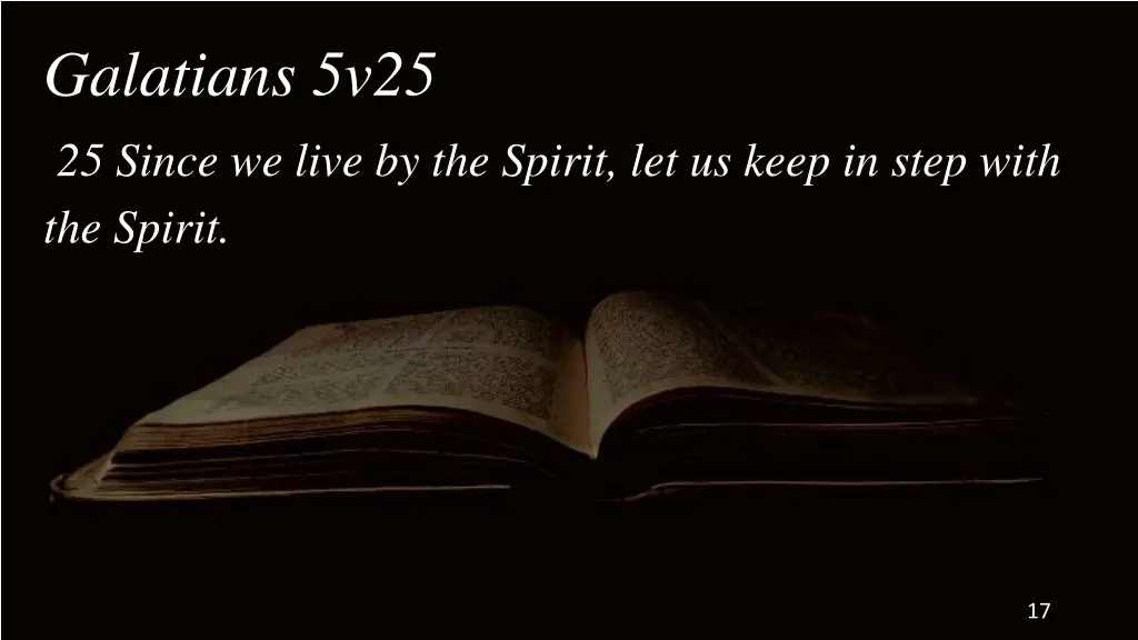 galatians 5v25 1
