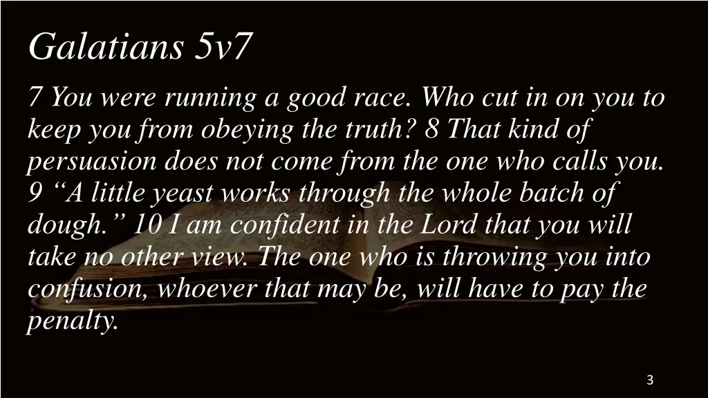 galatians 5v7
