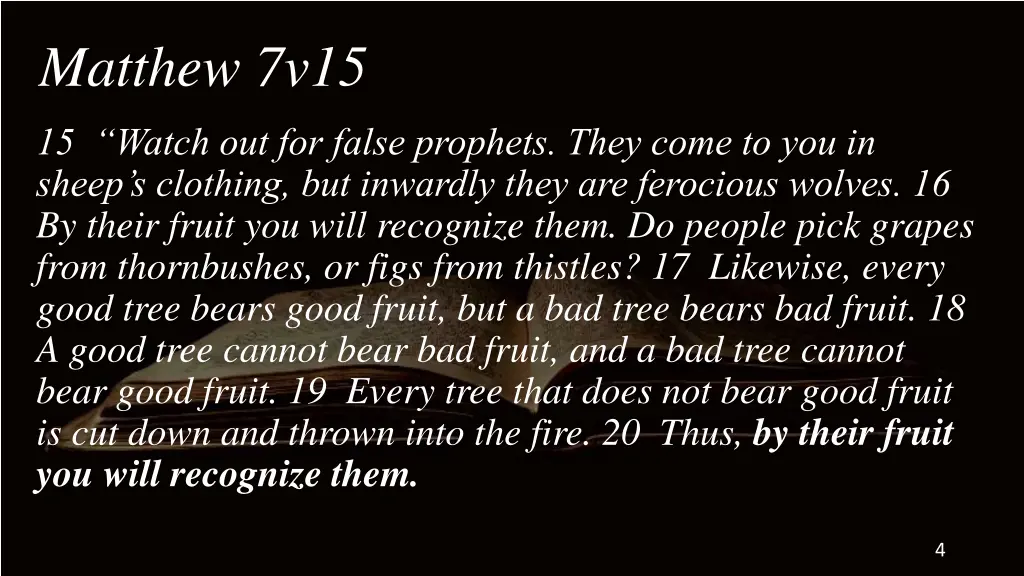 matthew 7v15