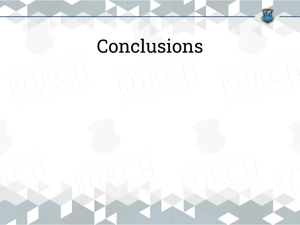conclusions