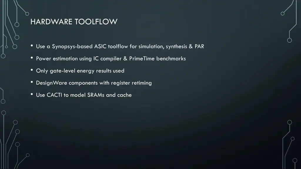 hardware toolflow