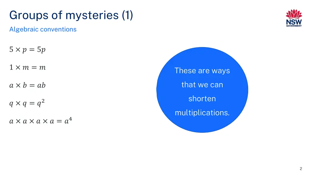 groups of mysteries 1