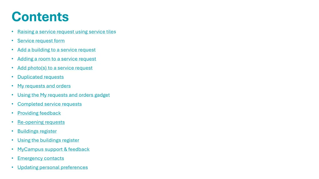 contents