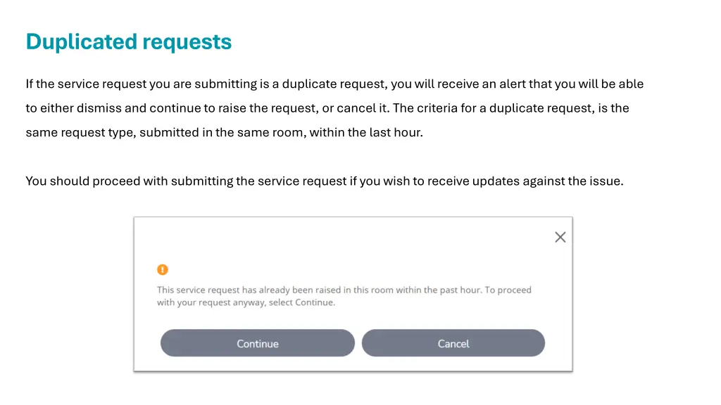 duplicated requests