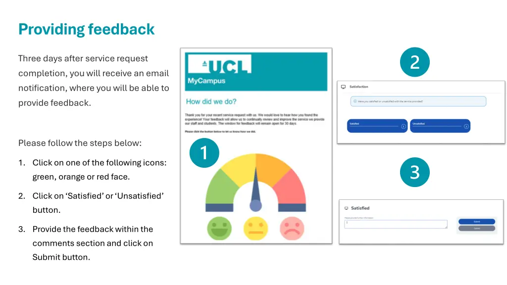 providing feedback