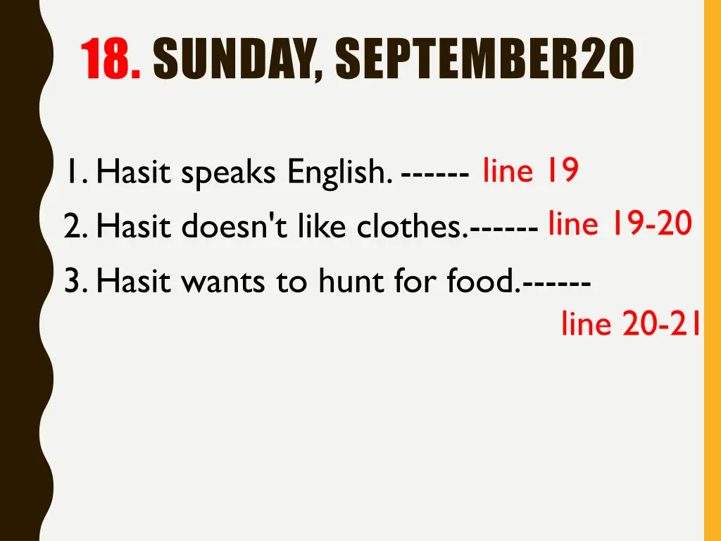 18 sunday september20
