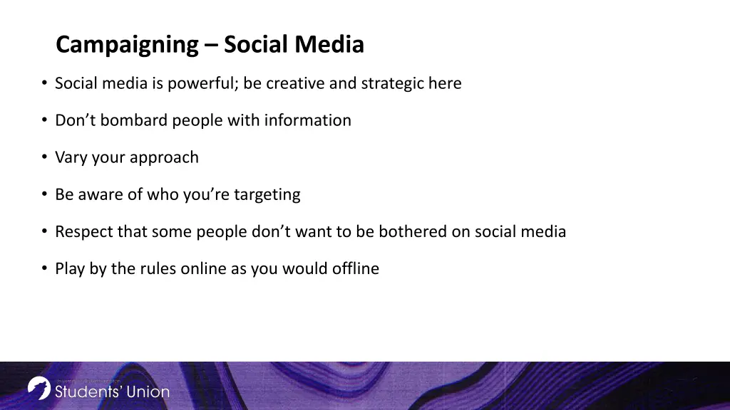 campaigning social media 1