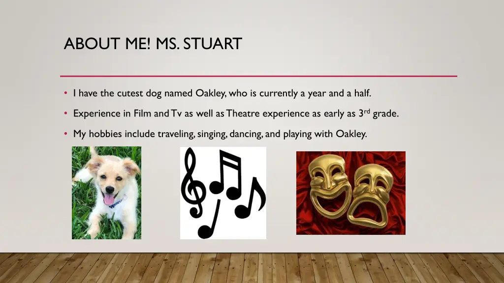 about me ms stuart