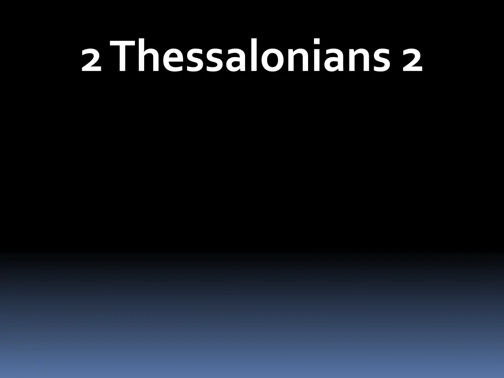 2 thessalonians 2