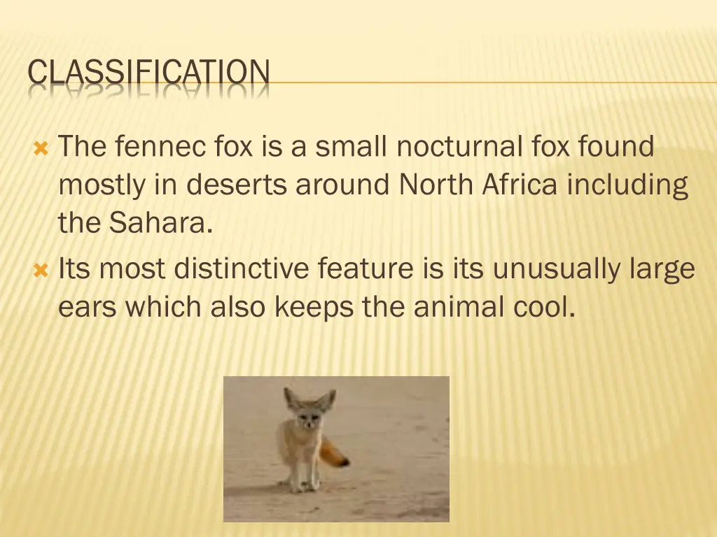 classification