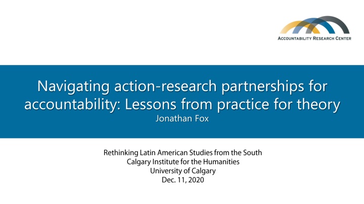 navigating action research partnerships