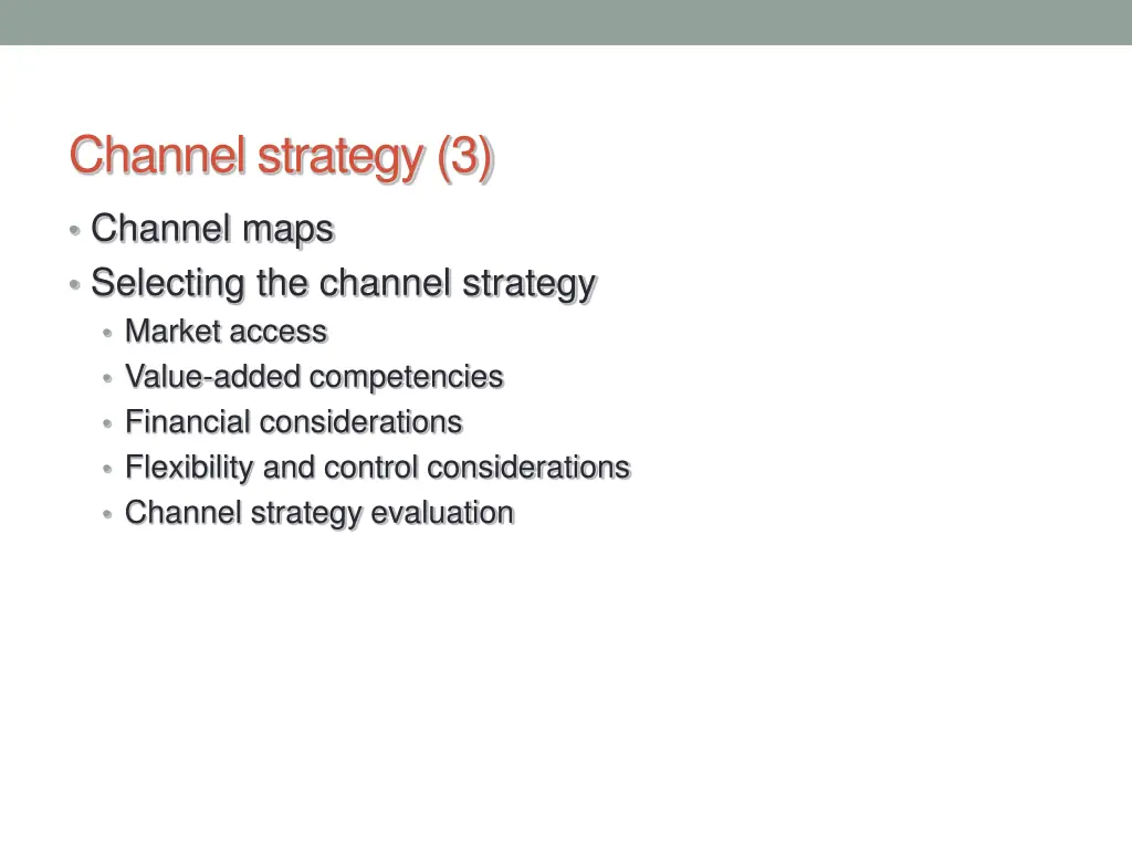 channel strategy 3