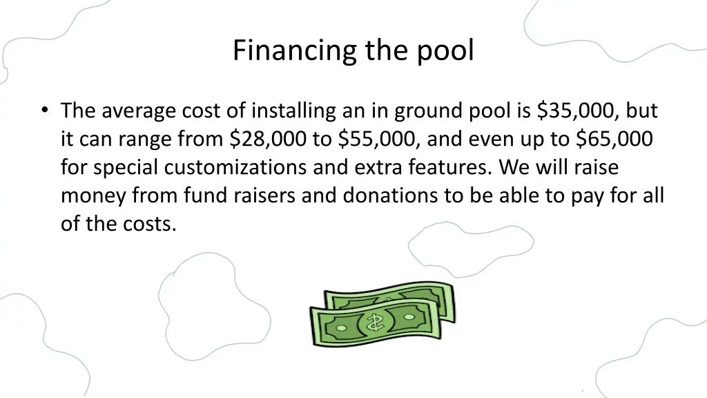 financing the pool