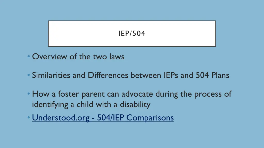 iep 504