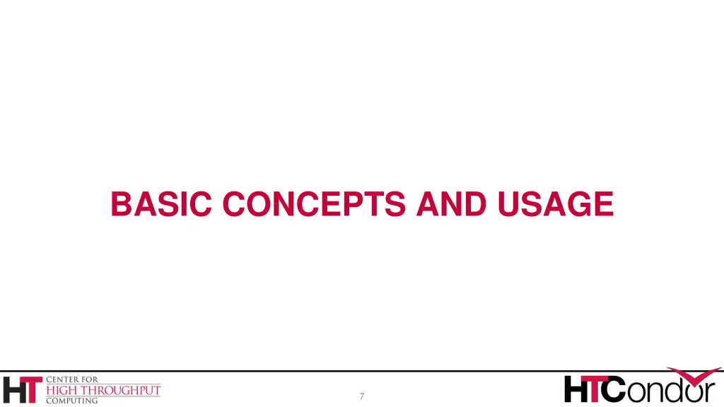 basic concepts and usage