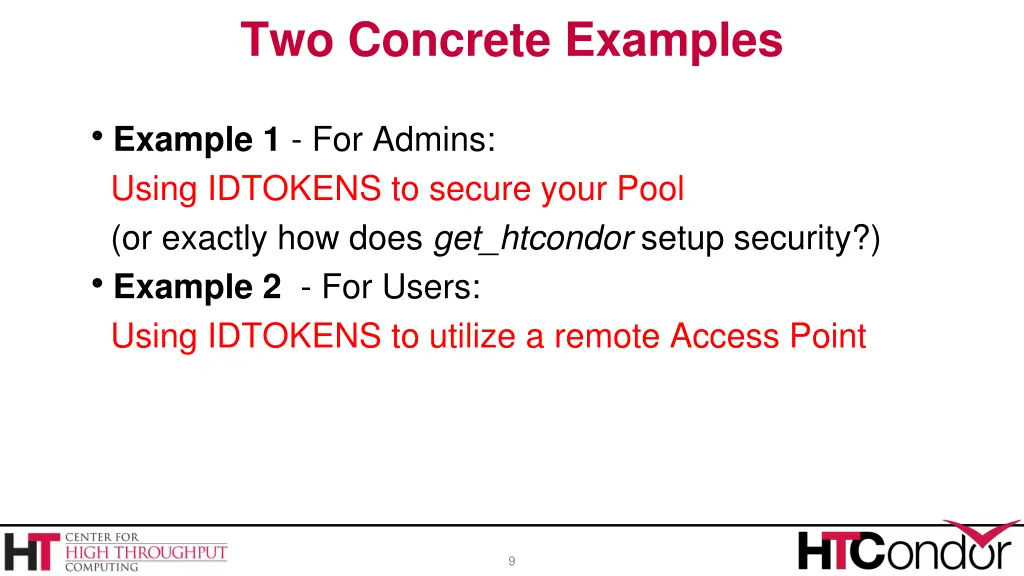 two concrete examples