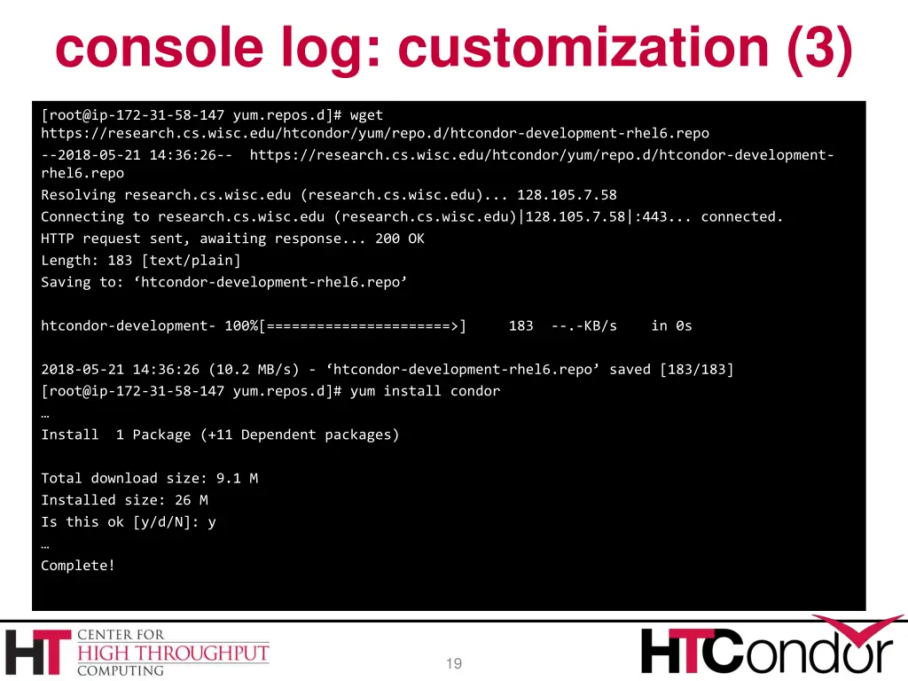 console log customization 3